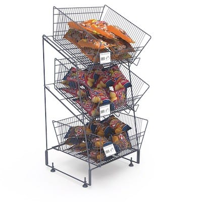 CROSSELING STAND WITH THREE BASKETS